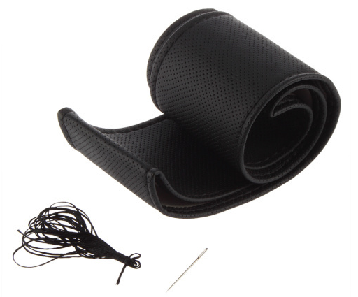 Оплетка на руль бежевая