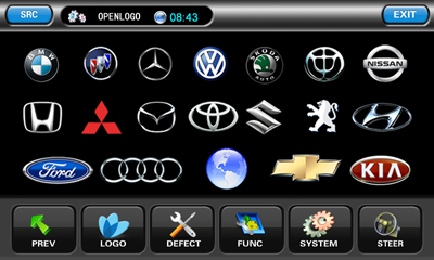 Выбор логотипа марки автомобиля