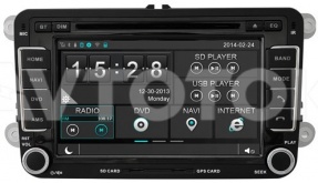 Магнитола для VOLKSWAGEN SERIES CAR (New Version) W2-D8240V ( Емкостный экран, DSP Chip (10 полосный эквалайзер, Хороший звук))