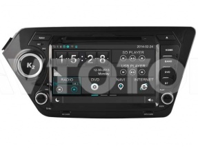 Магнитола для KIA K2/RIO W2-D8582K ( Емкостный экран, DSP Chip (10 полосный эквалайзер, Хороший звук))
