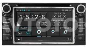 Магнитола для Toyota с 2001+ (New Version 200 на 100) W2-D8158T ( Емкостный экран, DSP Chip (10 полосный эквалайзер, Хороший звук))