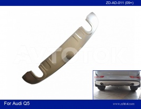 Задняя защита на AUDI Q5 (2009+)