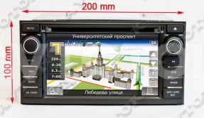 Автомагнитола для Nissan Juke/Tiida/(200 на 100) GPS+3G Интернет