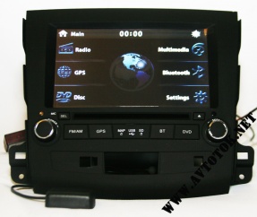 Штатная магнитола для Mitsubishi Outlander (2006-2011) PEUGEOT 4007V (2007-2011) Citroen C-Crosser