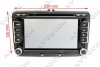 Штатная магнитола для Volkswagen (WINCA S100 C305) для Sharan, Golf, Touran, Scirocco, Beetle, Passat и др.